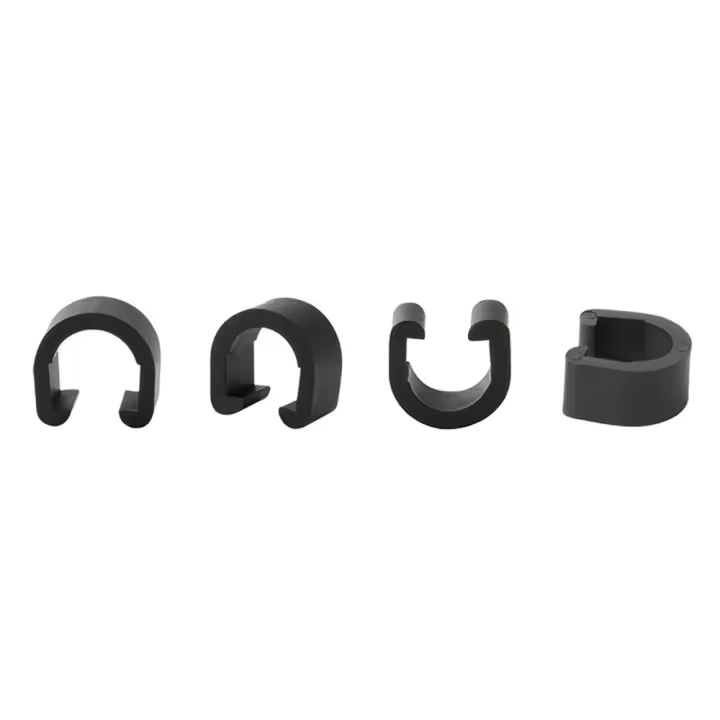 Accesorios para bicicletas, Clips de tubo fijos, manguera de carcasa, hebilla en U, hebilla de tubo, Clips en C para bicicleta, abrazadera de Cable de cambio de freno - 1