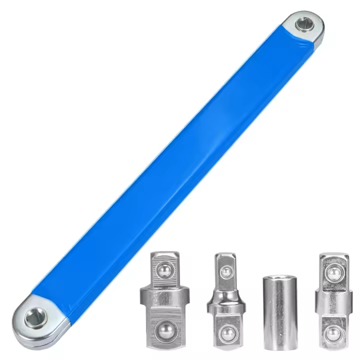 Llave de Trinquete de Extensión Versátil Ajuste Cero Offset Tamaño Compacto para Trabajo en Espacio Cerrado Herramienta de Mejoramiento del Hogar - 1