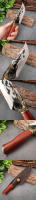 Cuchillo De Cocina Portátil Con Mango De Madera Full-Tang Cuchillo De Carne Y Pescado Para Corte De Carne Frutas Y Verduras Cuchillo De Cocina De Acero Inoxidable Eco-amigable - details 2