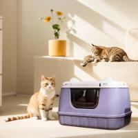 Caja de Arena para Gatos Grande Cama de Literia Antideslizante con Mango Ideal para Razas Grandes - details 3