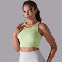 Hamidou-Sujetador deportivo para mujer, ropa interior de gimnasio, hilo Sexy, informal, a rayas, sin costuras, Top ajustado para gimnasio - details 34