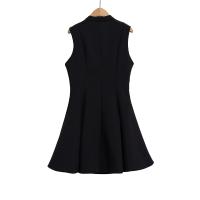 Vestido A-line de Encaje sin Mangas PB&ZA Verano 2025 Falda Corta de Moda para Mujeres en Poliéster - details 2