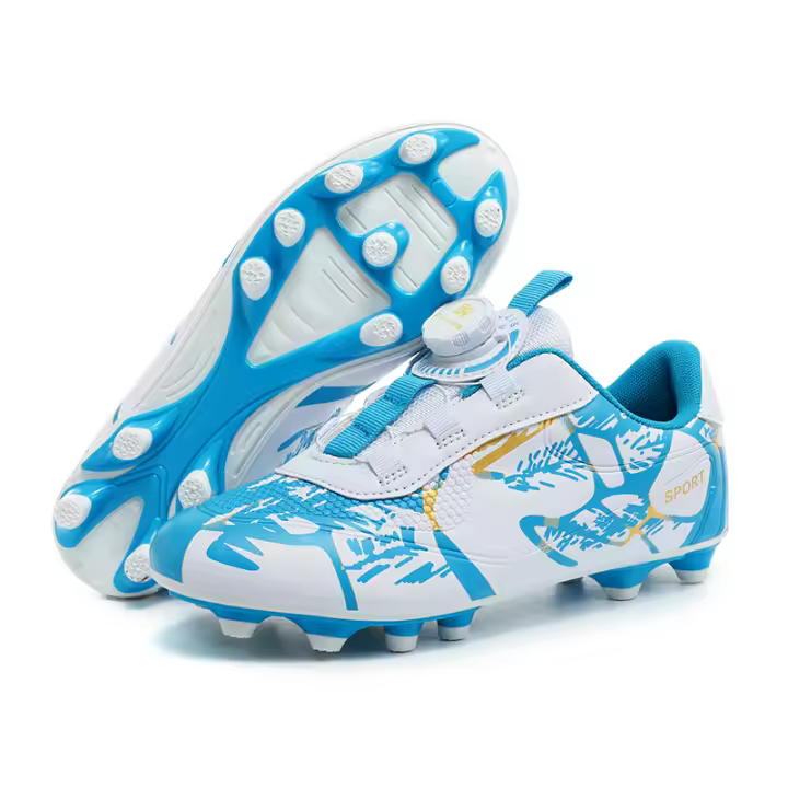 Zapatos atléticos para exteriores para niños, tacos de fútbol, tierra firme - 1