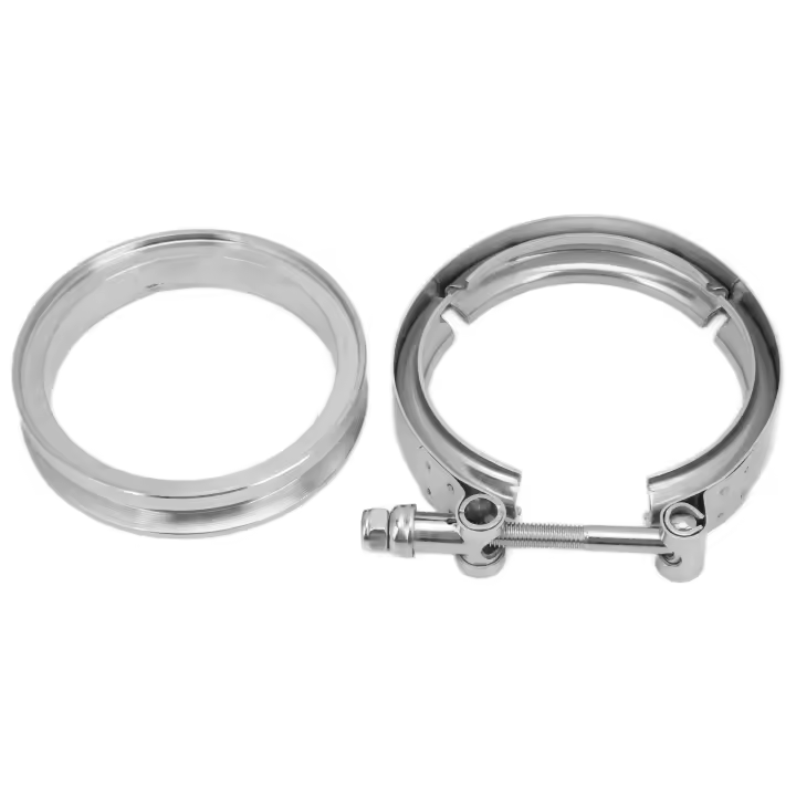 Brida de abrazadera de tubo de bajada de 4 pulgadas, Kit de banda en V de repuesto para Turbo S200, S200, sxe, S300, S300, sxe, S200SX, S300, S257, S366 - 1