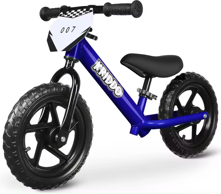 Bicicleta de Empuje para Niños de 2 a 5 Años 12 Pulgadas con Placa Individual - 1