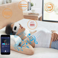 Masajeador de Ojos Inteligente con Calentamiento y Vibración para Cuidado de los Ojos Lentes de Masaje de Ojos Pouch de Fatiga y Arrugas Bluetooth - details 1