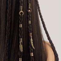 26 Uds. De candados para rastas, anillo hueco para el cabello, trenzado de cabello, cuentas de rastas doradas y plateadas, Clips de Metal para puños, tubos para trenzas de cabello - details 0