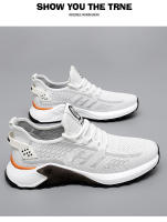 Flyknit malla deportes al aire libre para estudiantes 2023 nuevos zapatos de tela cómodos informales de verano para hombres, zapatos para correr ligeros - details 16