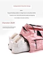 Bolsa de gimnasio de gran capacidad para mujer, bolso de viaje de separación, bolsa deportiva de Fitness, seca y húmeda - details 8