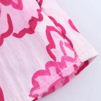 PB & ZA 2025, estampado de flores decorativas en capas, cuello en V, manga larga, dobladillo suelto, diseño con cordones, novedades de verano, ropa de mujer - details 8