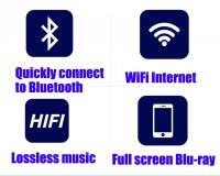 Reproductor MP3 MP4 Ruizu H6 WIFI Bluetooth Pantalla IPS de 4.0 pulgadas con Táctil Completo puede acceder a Internet y Radio FM Video E-book - details 4