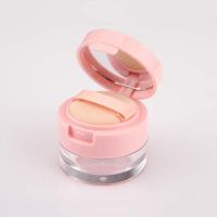 Mini tarro de polvo suelto ligero, contenedor de cosméticos portátil de plástico, espejo con tamiz, estuche vacío para polvo para mujer - details 6