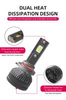 Luz Led Canbus para coche, Bombilla para faro delantero de automóvil, H7, H4, 6000K, H1, H11, HB3, 9005, HB4, 9006, 110W, 2 uds. - details 1