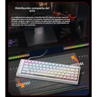 MC68 Teclado mecánico con eje magnético Teclas intercambiables en caliente para juegos competitivos Teclado con cable de alta calidad - details 22
