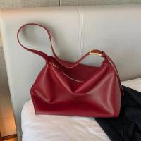 Bolso de compras de moda de gran capacidad informal con diseño de cojín de cuero PU Vintage para mujer Boston - details 6