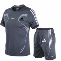 Conjunto Casual de Verano para Hombres Top de Manga Corta Material de Algodón Certificado CE - details 1
