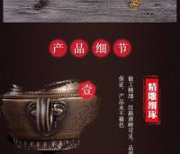 Instrumento mágico Xizang de cobre puro, dios de la riqueza, reparación de placa de tierra, traje, método de agua de rocío - details 3