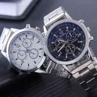 Reloj de Cuarzo para Hombres Reloj de Pulsera de Cuarzo Moda Acero Inoxidable Reloj de Cronógrafo de Lujo Casual Negocios - details 3