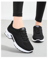 Zapatillas de moda para mujer Fly Woven Zapatillas de malla transpirable cómodas Air Cushion Zapatillas para correr Zapatillas deportivas - details 9