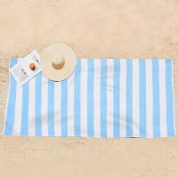 1 toalla de playa a rayas de algodón turco de gran tamaño, toalla de baño, manta de playa, manta de cubierta, toalla de baño de secado rápido sin arena, adecuada para viajes en la playa, yoga y fitness, natación y camping, senderismo y viajes de larga dis - details 3