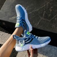 Zapatillas De Tenis Para Hombre 2024 Malla Transpirable Y Cómodas Zapatos Casuales De Exterior Con Cordones Antigüedad Primavera/Otoño - details 55