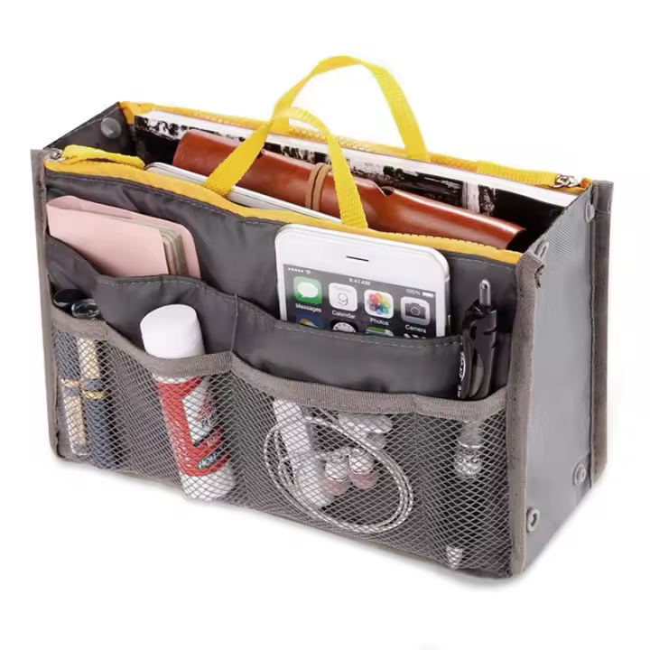 Bolsa de Cosméticos Compacta Organizador de Maquillaje con Apertura Amplia - 1