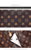 Mochila estampada versátil e informal para mujer, bolso de mamá de doble uso, a la moda, con conector para auriculares y gran capacidad - details 7