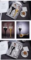 Copas de champán estilo chino, regalo, emparejamiento de vino, pareja, copa de boda, suministros para fiesta, 1 par - details 4