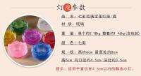 Lámpara de cristal colorido con mantequilla de loto, producto étnico tibetano, juego de 7 lámparas de luz perpetua - details 3