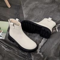 Botines antideslizantes de piel auténtica para mujer, botas cortas de estilo británico, estilo Chelsea, para invierno, 2024 - details 12
