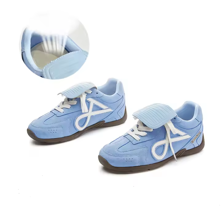 Zapatos de entrenamiento alemanes de cuero con aumento de altura interior de 2,5 cm, zapatos de mujer, zapatos Forrest Gump, zapatos de tablero deportivos versátiles - 1