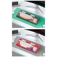 El macro del eje verde define el teclado del juego Teclado mecánico luminoso de colores mezclados - details 16