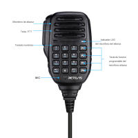 Retevis RT73 Radio bidireccional para coche, GPS, UHF, VHF, 20W, estación de Radio móvil Digital - details 6