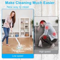 Cepillo limpieza hogar eléctrico,Fregadora Giratoria Eléctrica, 8 en 1, Inalámbrico 360, para Baño y Azulejos de Piso - details 0