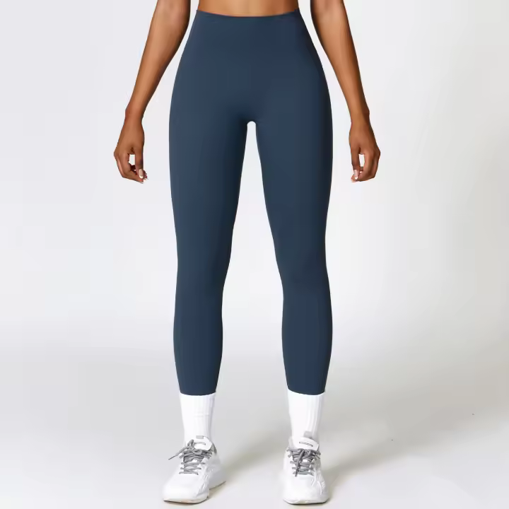 Pantalones de Yoga de Cintura Alta para Mujer Pantalones Deportivos Delgados y con Efecto Adelgazante Material de Nylon Ideal para Actividades al Aire Libre en Otoño e Invierno - 1