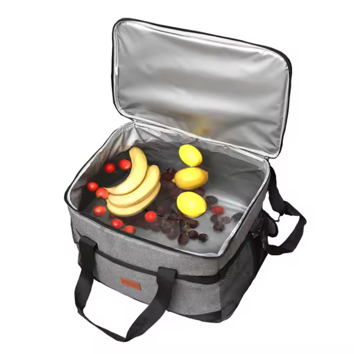 Bolsa térmica plegable de gran capacidad de 35L, bolsa de almuerzo para Picnic aislada, bolsa de refrigeración para viajes al aire libre, Camping, barbacoa, fiesta familiar - 1
