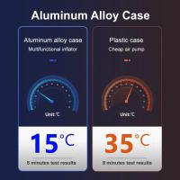 Inflador de neumáticos de coche inalámbrico, compresor de aire recargable por USB, aleación de aluminio, 6000mAh, para motocicletas, bicicletas y bolas - details 2
