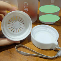 Taza de agua, taza de plástico al por mayor, botella de agua deportiva mate, doble cubierta de alto valor, gran capacidad, masculina y femenina, taza de agua para estudiantes de celebridades de Internet - details 3