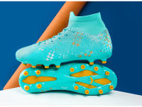 Botas de fútbol profesionales para hombre, zapatos de fútbol FG/TF, tacos Unisex, zapatillas de fútbol de hierba, zapatos de entrenamiento de Futsal al aire libre - details 18
