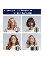 Nuevo Estilo Multi 6 en 1 Cepillo de Aire Caliente Alisador de Cabello Rizador - details 5