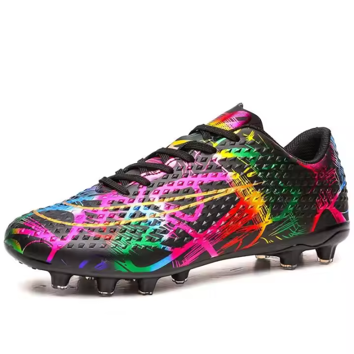 Zapatos de fútbol personalizables para hombre, botas de fútbol para todas las estaciones con plantilla de TPU, tallas estadounidenses - 1