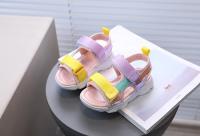 Sandalias deportivas con dedos abiertos para niños y niñas, zapatos antideslizantes versátiles a juego de colores, informales de malla, novedad de verano - details 3