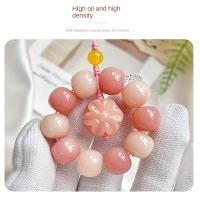 Correa para teléfono con cuentas dulces, correa para la muñeca hecha a mano con cuentas coloridas, cadena para teléfono, decoración, cordón para teléfono móvil para niñas y mujeres - details 7