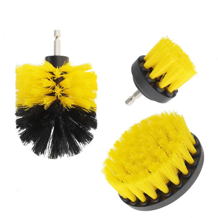 Cepillo de Taladro Eléctrico con Juego de Cepillos Multiusos para Limpieza del Hogar Coche Baño Cocina Suelo Material de Poliacrilo Hecho en China - 1