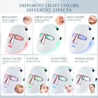 Máscara de Cara LED para Terapia de Belleza 7 Colores para Cuidado de la Piel Anti-Envejecimiento, Eliminación de Arrugas, Acné Herramientas de Cuidado de la Piel de Belleza - details 1
