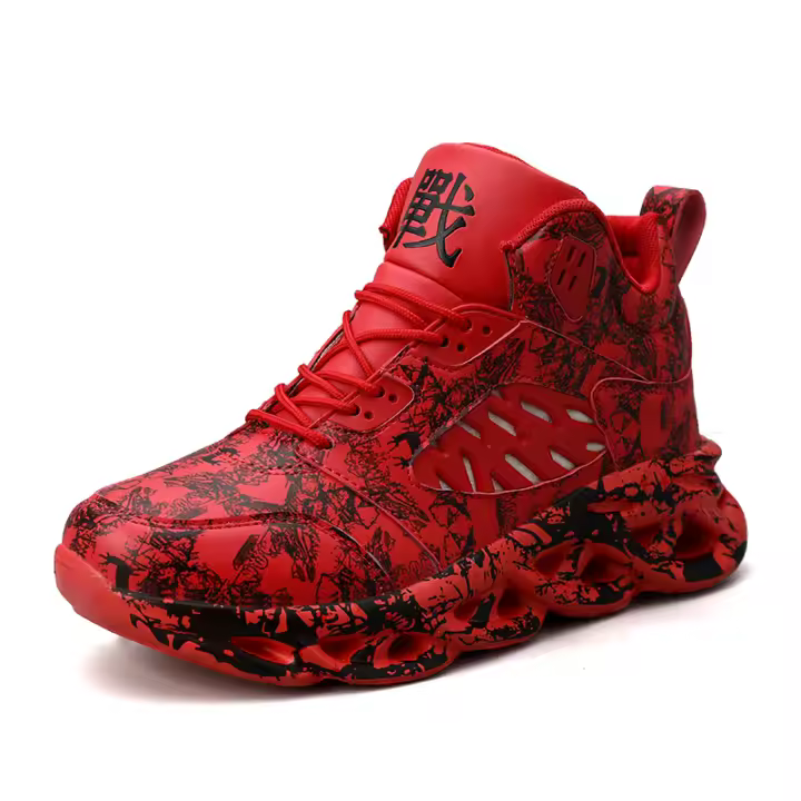 Zapatillas para correr para hombre, zapatillas ligeras para exteriores, transpirables, para caminar, trotar, zapatos con grafiti, zapatos deportivos cómodos, zapatillas para hombre - 1