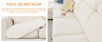 Funda de sofá Ajustable, cubierta Elástica Resistente al Desgaste, Protector de Asiento Universal - details 4