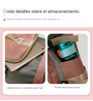 Bolsa De Viaje Impermeable para Deportes Y Fitness, Mochila De Gran Capacidad, Color De La Colisión De Empalme - details 6