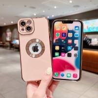 Funda de teléfono de protección de lente de cámara Premium para iPhone 15, 14, 13, 12, 11 Pro Max Plus, cubierta a prueba de golpes hueca de Tpu galvanoplastia - details 2
