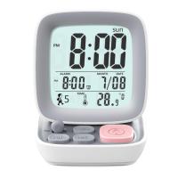 Reloj Digital compacto para niños, pantalla electrónica de temperatura de moda, 500mAh, 3 colores, pantalla grande - details 0